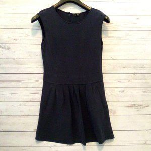 Theory Midnight Blue Silk Dress Size 8